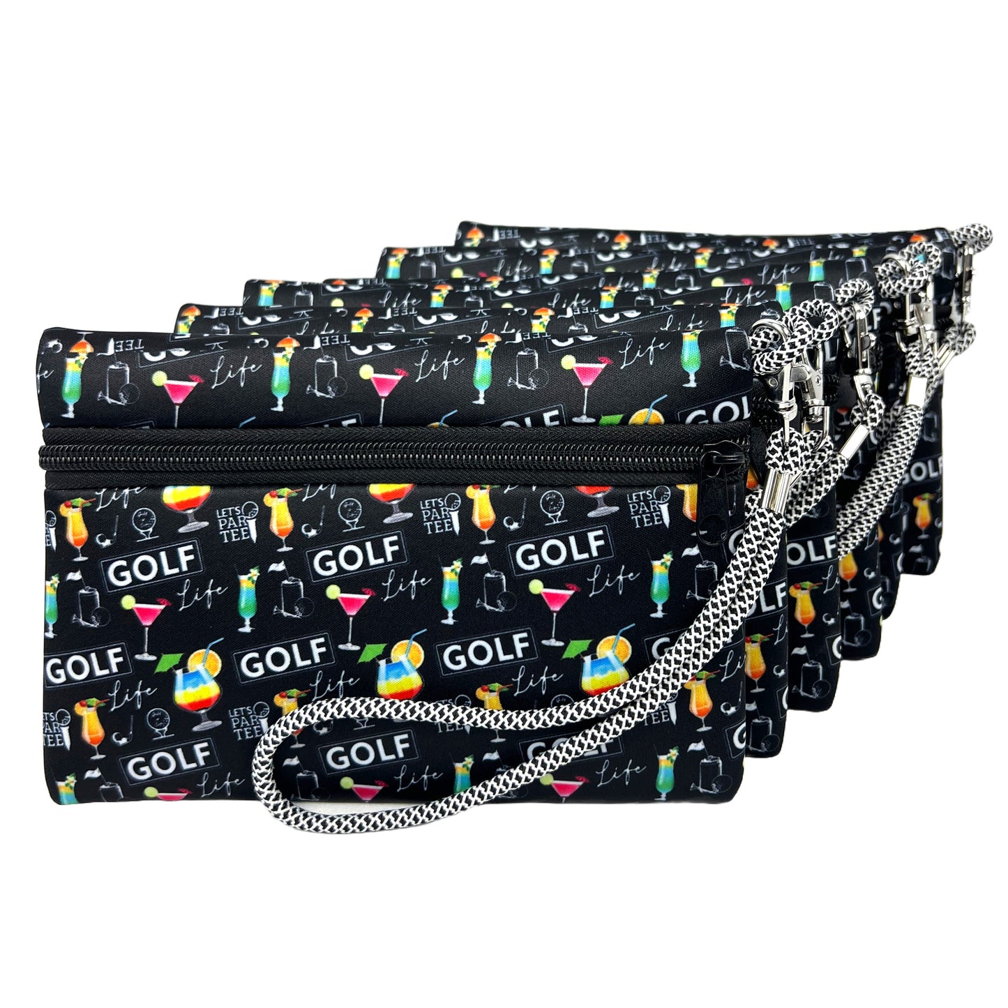 Golfaholic Black