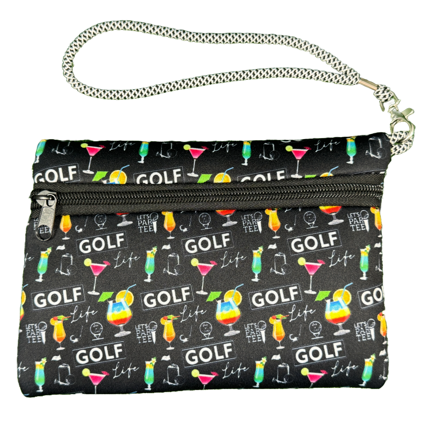 Golfaholic Black